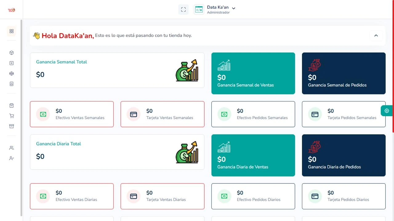 Sistema de punto de venta con análisis de datos
